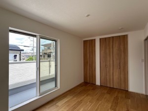東大阪市北石切町、新築一戸建ての寝室画像です
