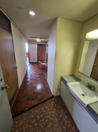 東大阪市上石切町、マンションの洗面画像です