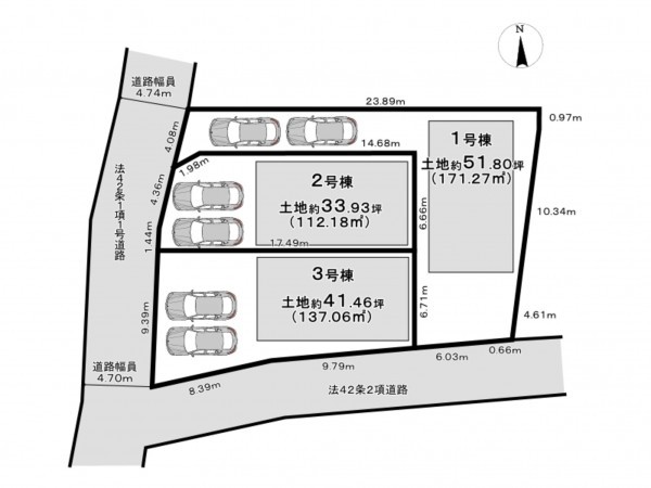 東大阪市中石切町、新築一戸建ての画像です