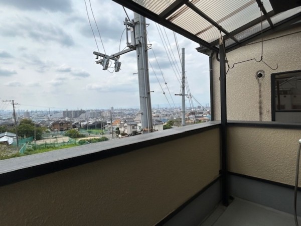 東大阪市東石切町、中古一戸建てのバルコニー画像です