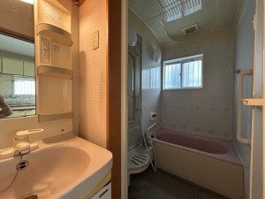 東大阪市北石切町、中古一戸建ての洗面画像です