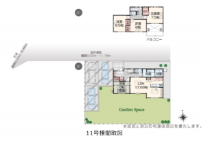 北佐久郡御代田町大字御代田、土地の間取り画像です