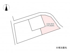 北佐久郡軽井沢町大字軽井沢矢ケ崎、土地の間取り画像です