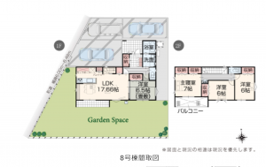 北佐久郡御代田町大字御代田、新築一戸建ての間取り画像です