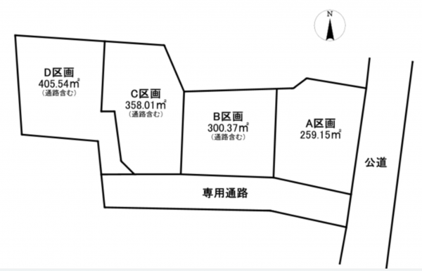 南佐久郡佐久穂町大字海瀬、土地の間取り画像です