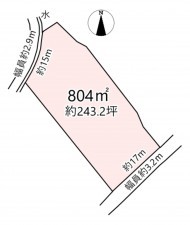 北佐久郡御代田町大字御代田、土地の間取り画像です