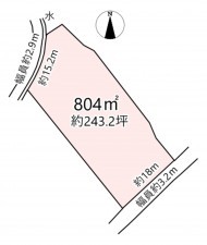 北佐久郡御代田町大字御代田、土地の間取り画像です