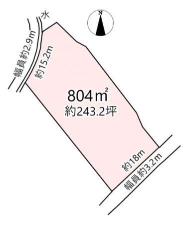北佐久郡御代田町大字御代田、土地の間取り画像です