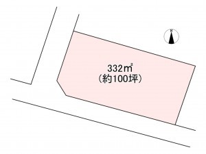 佐久市瀬戸、土地の間取り画像です