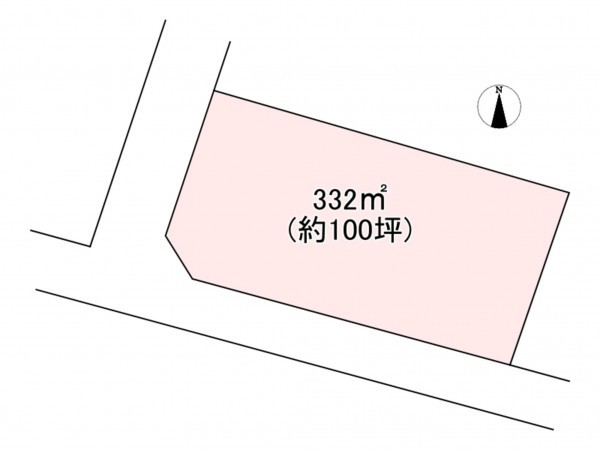 佐久市瀬戸、土地の間取り画像です
