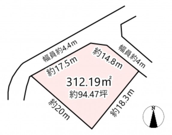 北佐久郡御代田町大字御代田、土地の間取り画像です