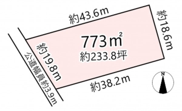 北佐久郡御代田町大字豊昇、土地の間取り画像です
