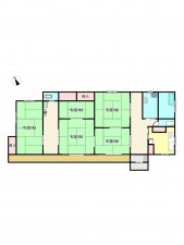 南佐久郡佐久穂町大字高野町、中古一戸建ての間取り画像です