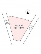 小諸市、土地の間取り画像です