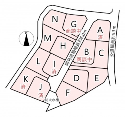北佐久郡御代田町大字御代田、土地の間取り画像です