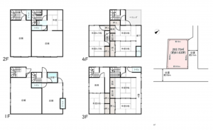 佐久市中込２丁目、中古一戸建ての間取り画像です