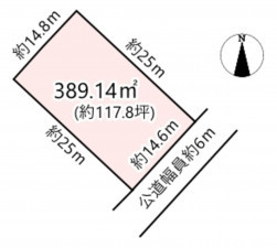 北佐久郡御代田町大字御代田、土地の間取り画像です