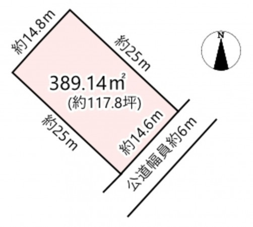 北佐久郡御代田町大字御代田、土地の間取り画像です