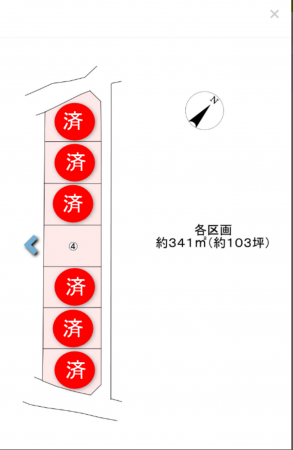 小諸市、土地の間取り画像です