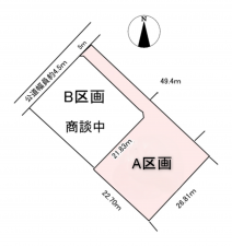 北佐久郡御代田町大字御代田、土地の間取り画像です