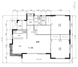 北佐久郡軽井沢町大字長倉、中古一戸建ての間取り画像です