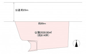 北佐久郡軽井沢町大字長倉、土地の間取り画像です