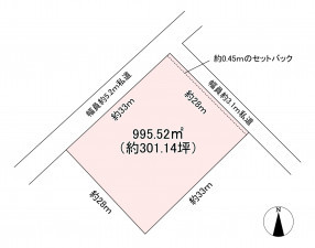 北佐久郡軽井沢町大字長倉、土地の間取り画像です