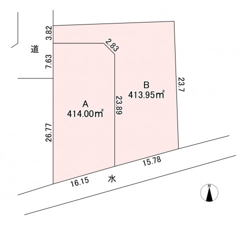 北佐久郡御代田町大字御代田、土地の間取り画像です