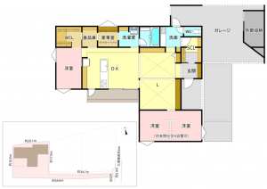 南佐久郡佐久穂町大字海瀬、中古一戸建ての間取り画像です