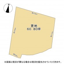 大津市穴太、土地の間取り画像です