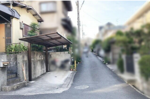 大津市朝日が丘、土地の画像です