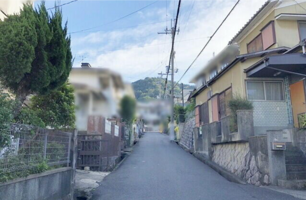 大津市朝日が丘、土地の画像です