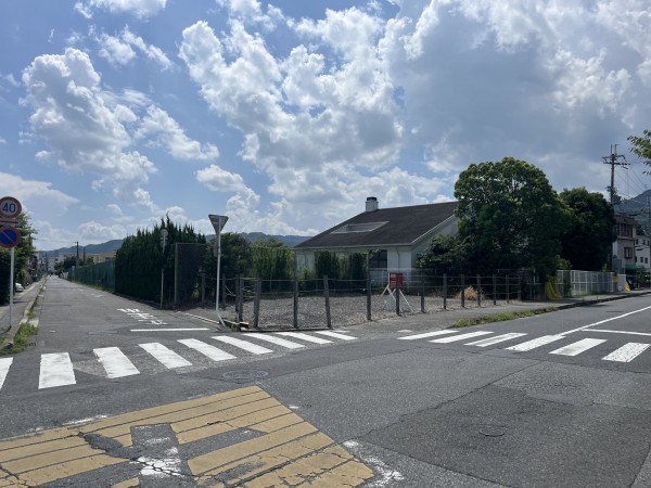 大津市際川、土地の画像です