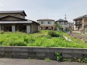 草津市駒井沢町、土地の画像です