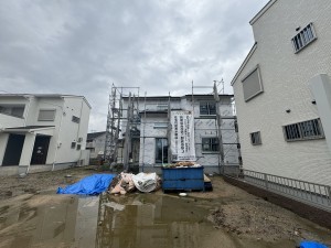 草津市西草津、新築一戸建ての外観画像です