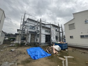 草津市西草津、新築一戸建ての外観画像です