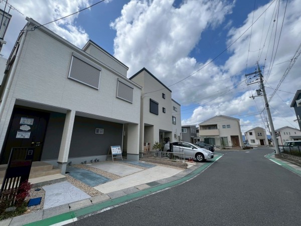 草津市木川町、新築一戸建ての外観画像です
