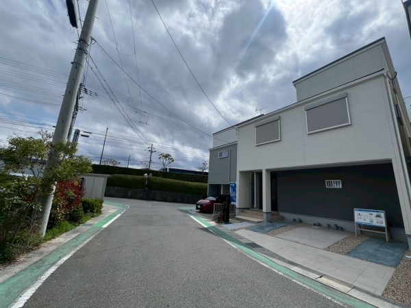 草津市木川町、新築一戸建ての外観画像です
