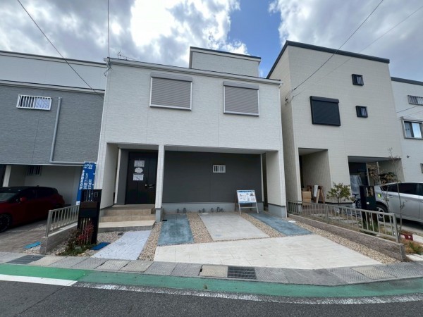 草津市木川町、新築一戸建ての外観画像です