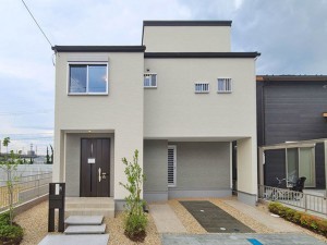 草津市西渋川、新築一戸建ての画像です