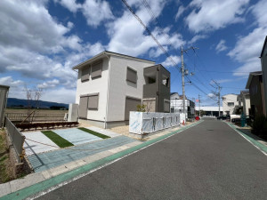 草津市木川町、新築一戸建ての外観画像です