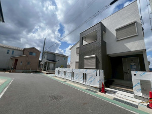 草津市木川町、新築一戸建ての外観画像です