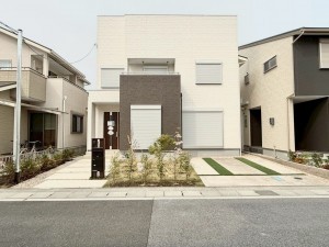 大津市月輪、新築一戸建ての外観画像です