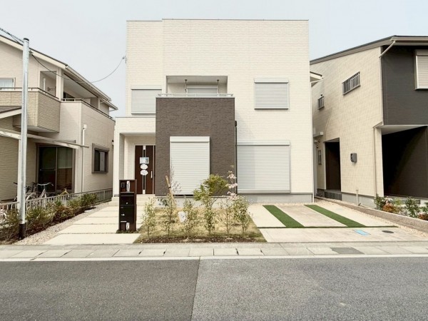 大津市月輪、新築一戸建ての外観画像です