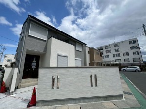 草津市木川町、新築一戸建ての外観画像です