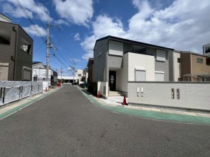 草津市木川町、新築一戸建ての外観画像です
