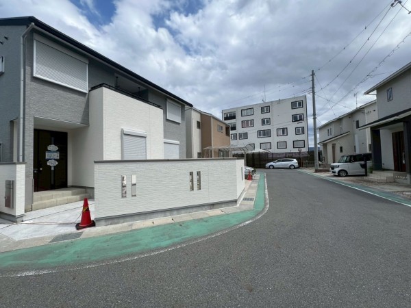 草津市木川町、新築一戸建ての外観画像です