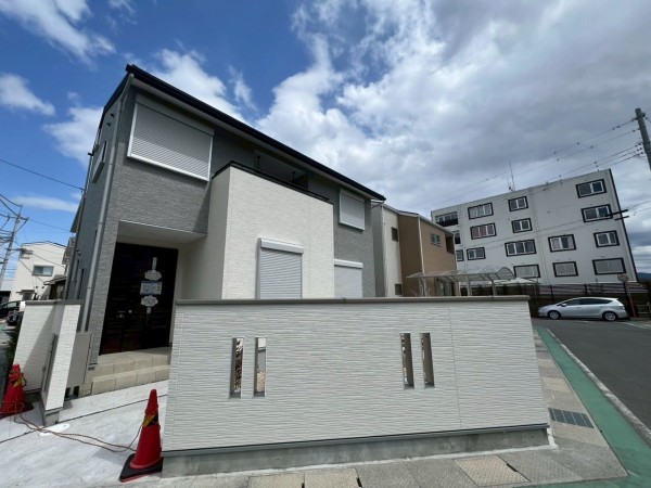 草津市木川町、新築一戸建ての外観画像です