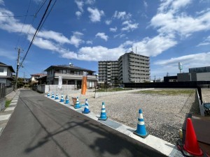 草津市橋岡町、土地の外観画像です