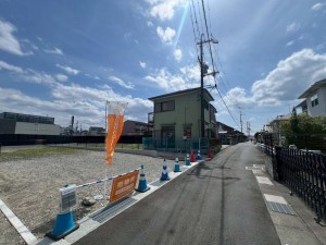 草津市橋岡町、土地の外観画像です